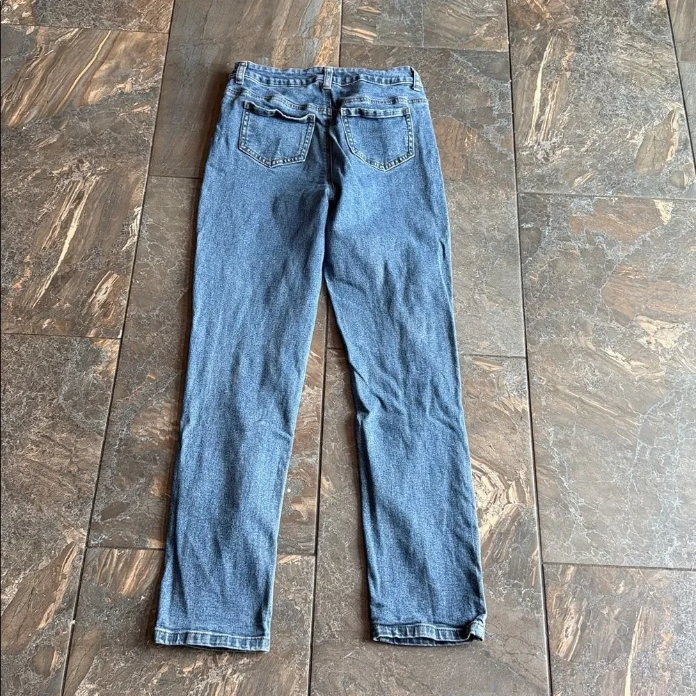 Barbie Jeans & T shirt (size sm) Screen Printed Denim Logos Girls Size 16